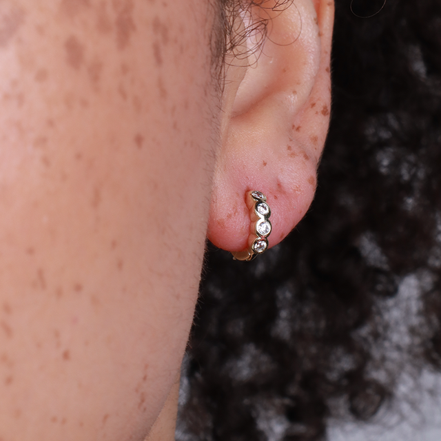 Luxe Loop Huggie Hoops